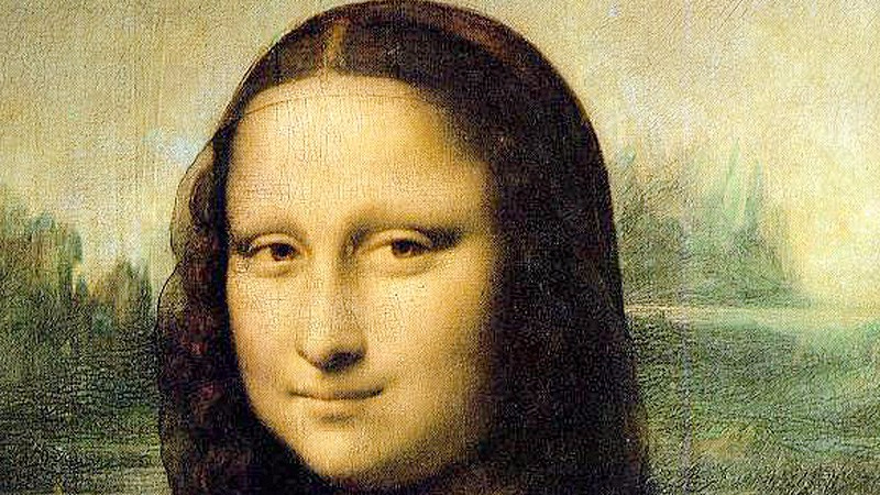Mona Lisa heeft geen wenkbrauwen